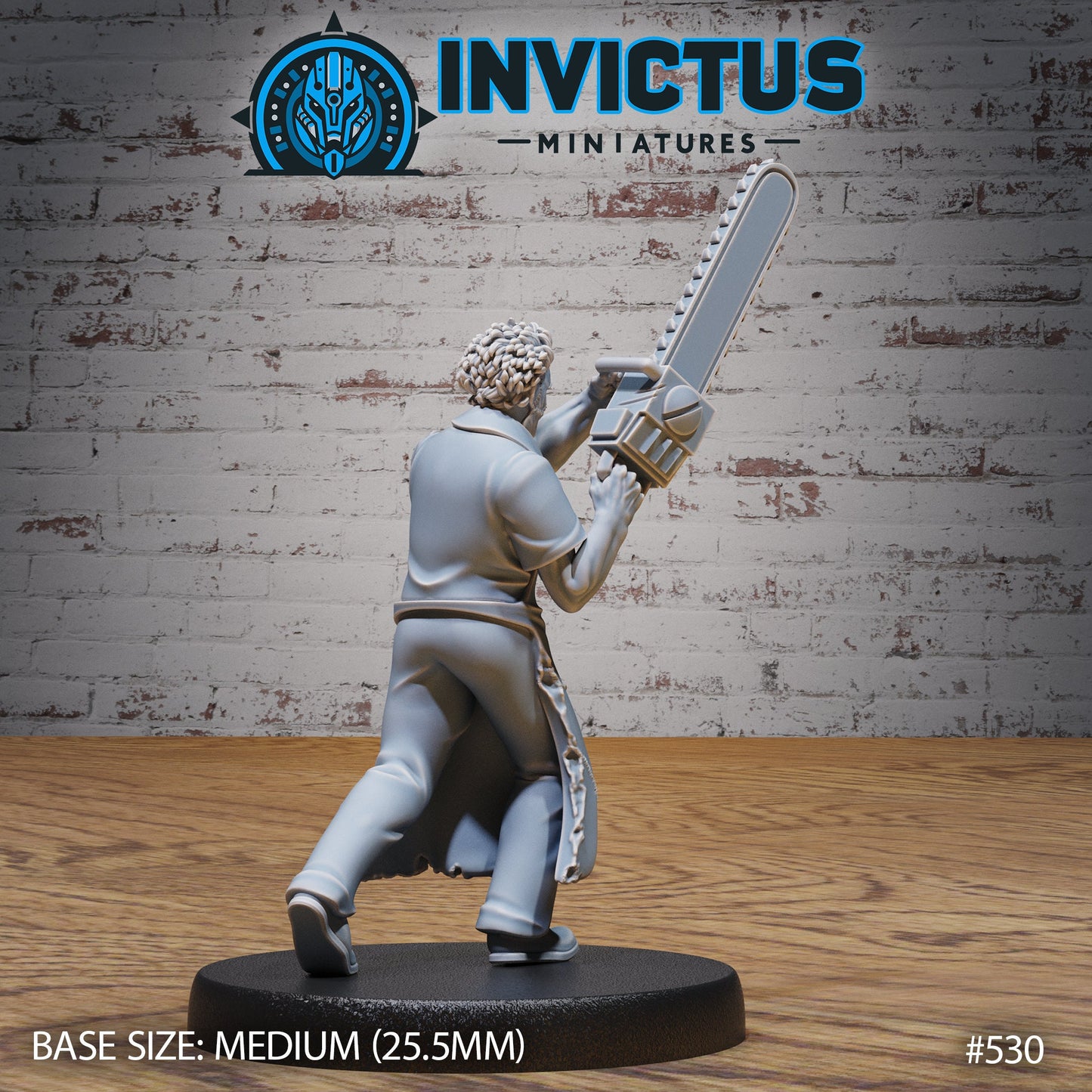 Chainsaw Killer (3 Variants Available) - Invictus Miniatures