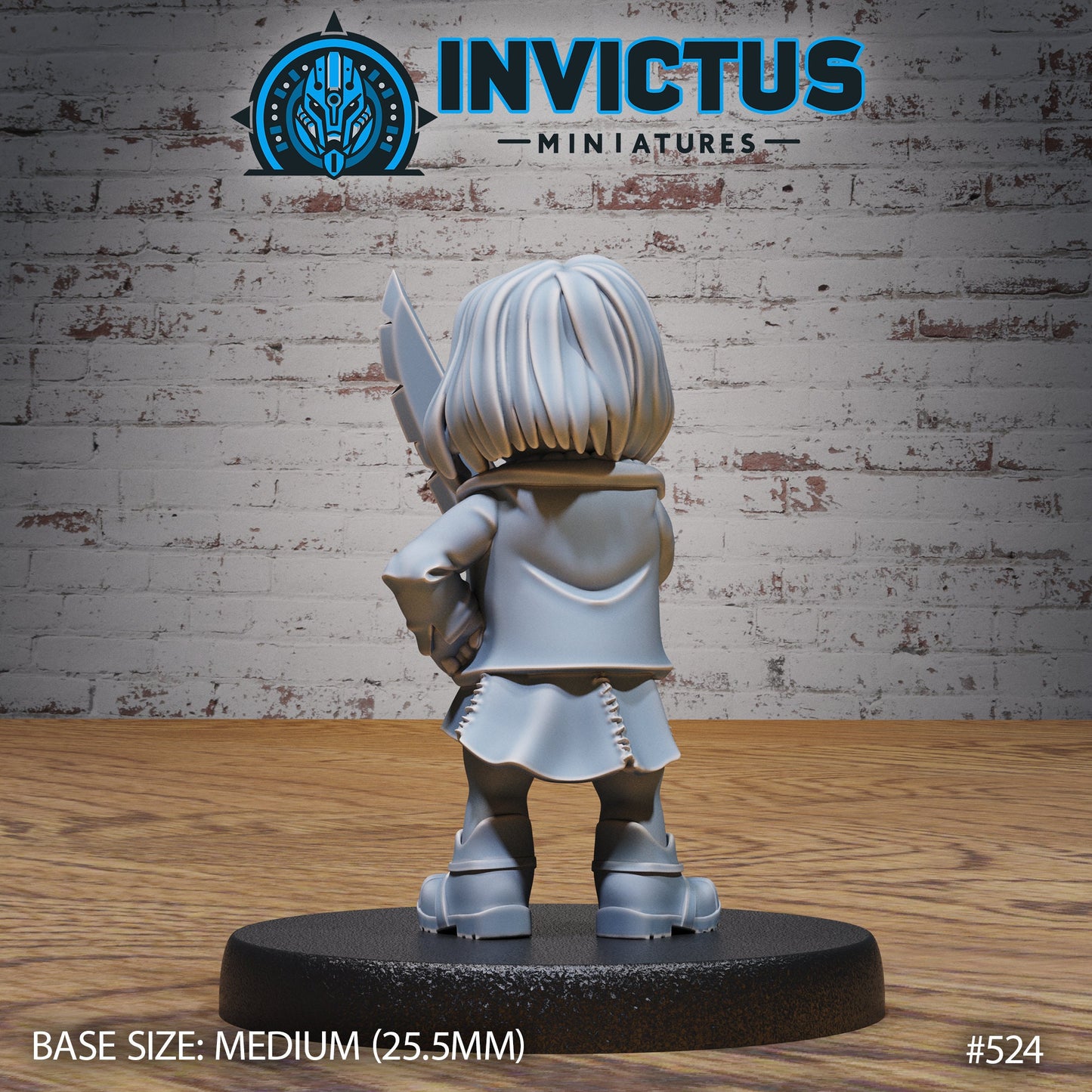 Evil Doll Girl (3 Variants Available) - Invictus Miniatures