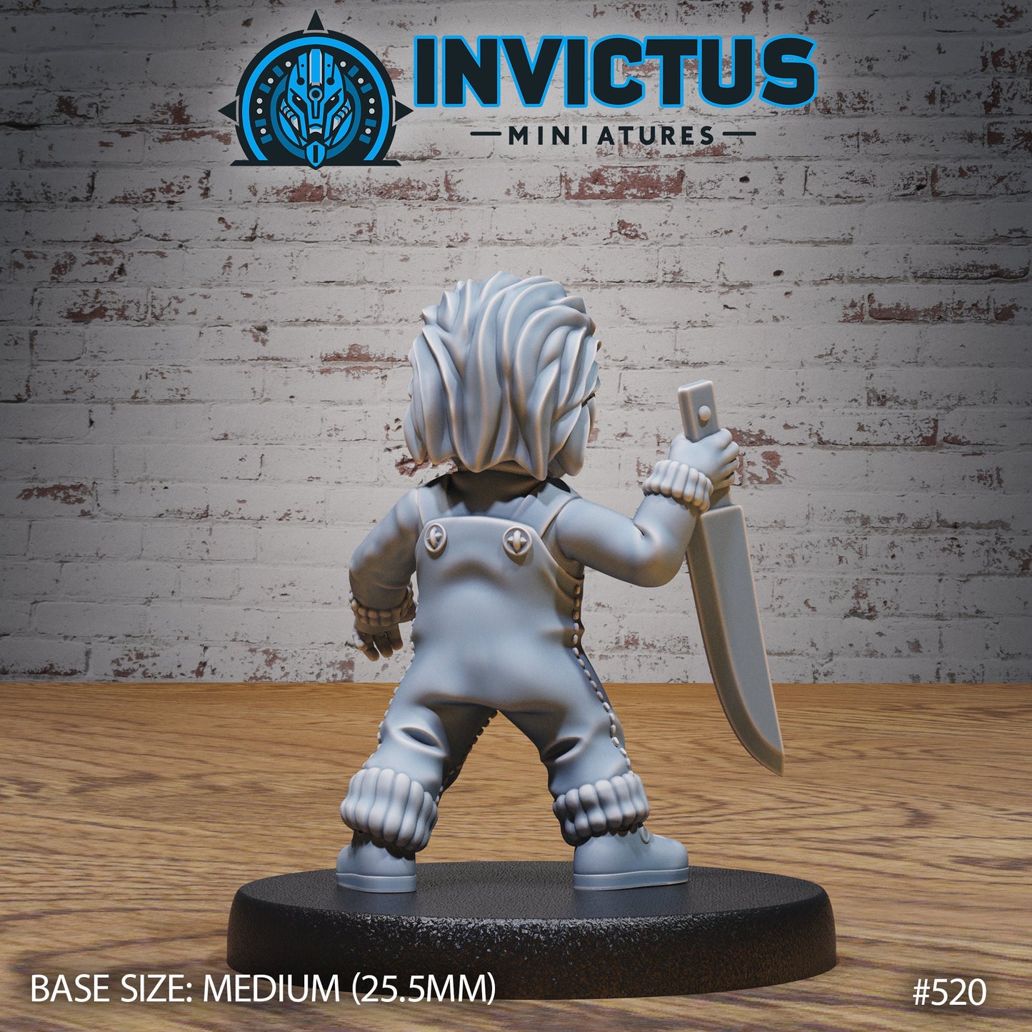 Evil Doll Boy - Scarred (2 Variants Available) - Invictus Miniatures