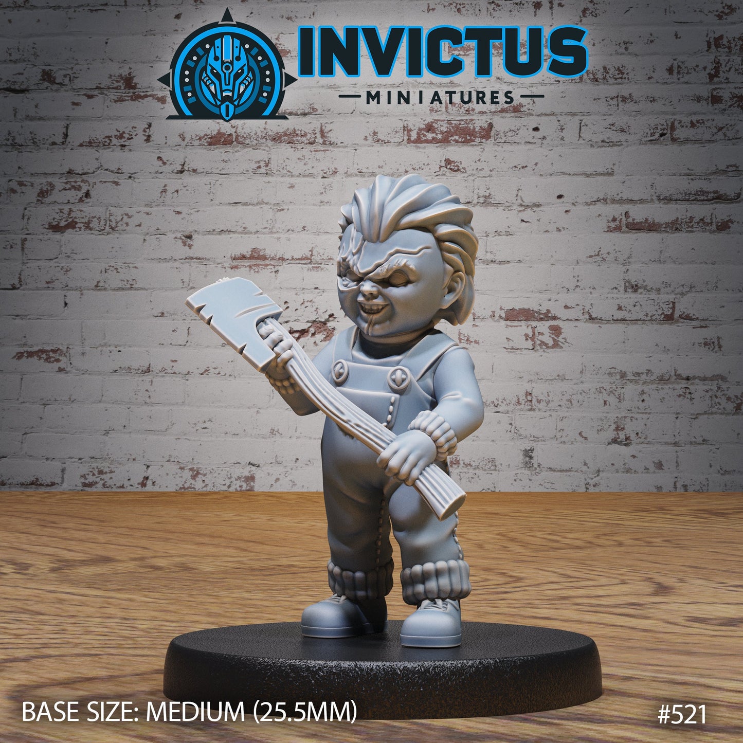 Evil Doll Boy - Scarred (2 Variants Available) - Invictus Miniatures