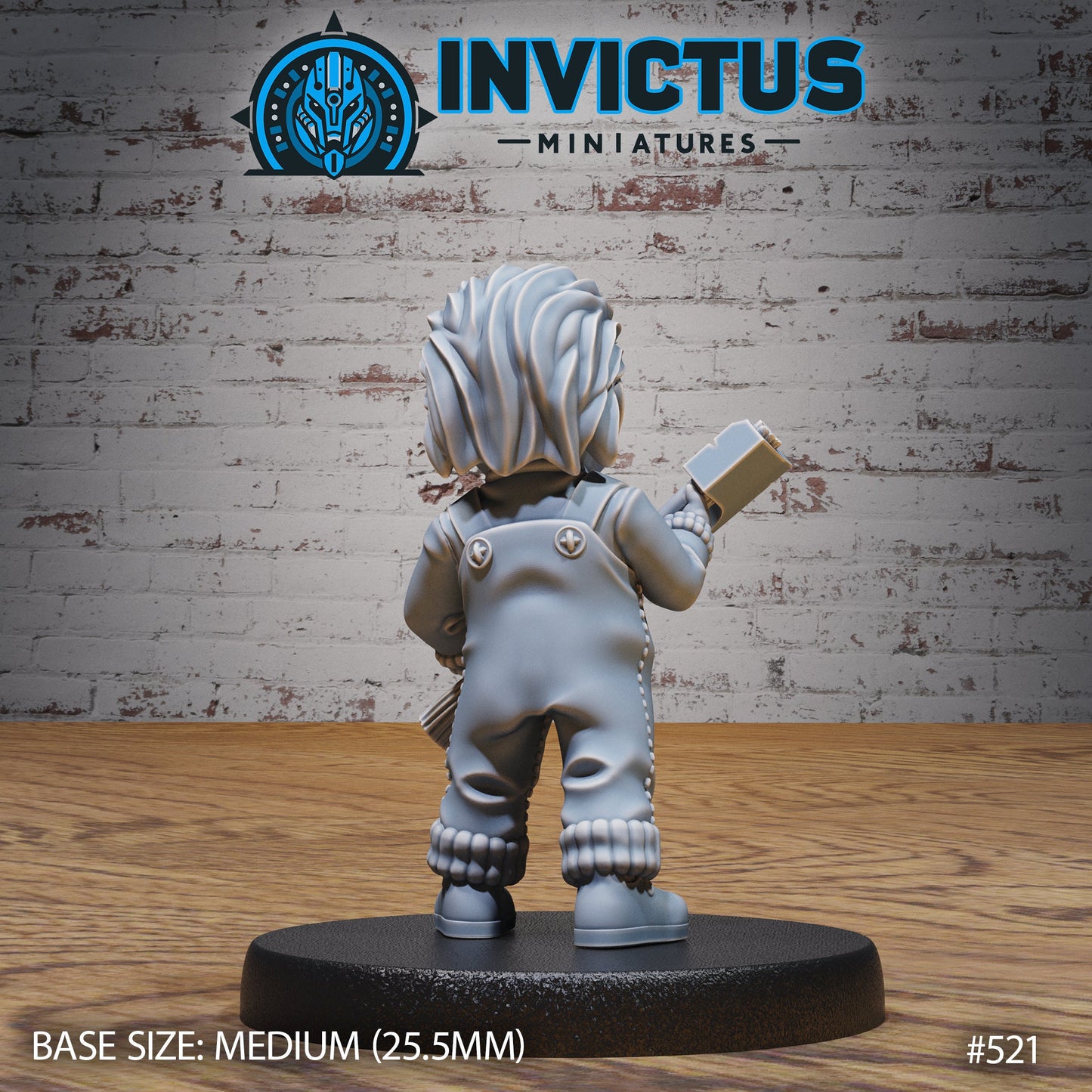 Evil Doll Boy - Scarred (2 Variants Available) - Invictus Miniatures