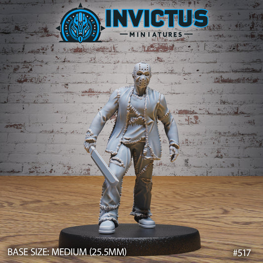 Masked Machete Killer (3 Variants Available) - Invictus Miniatures