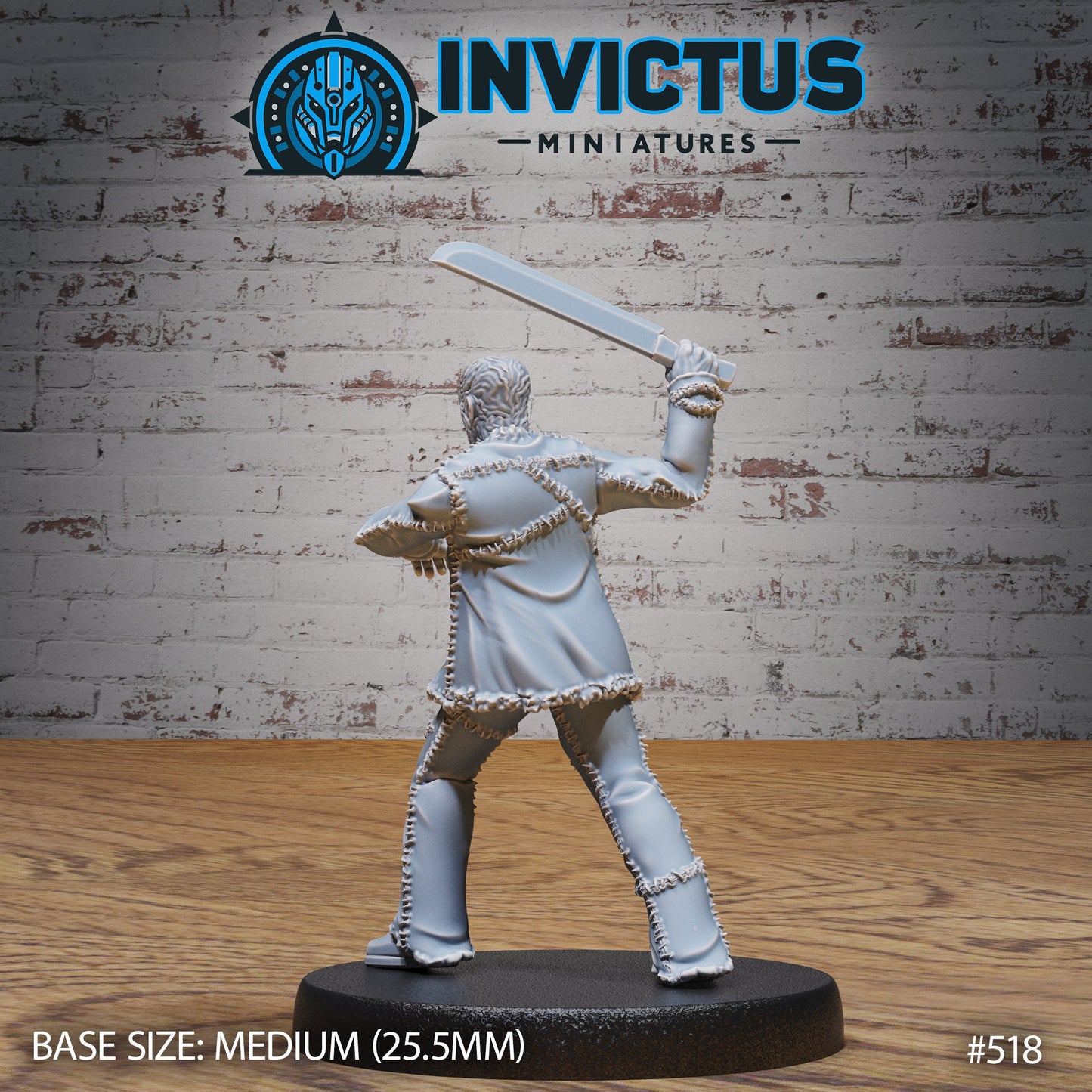 Unmasked Machete Killer (3 Variants Available) - Invictus Miniatures