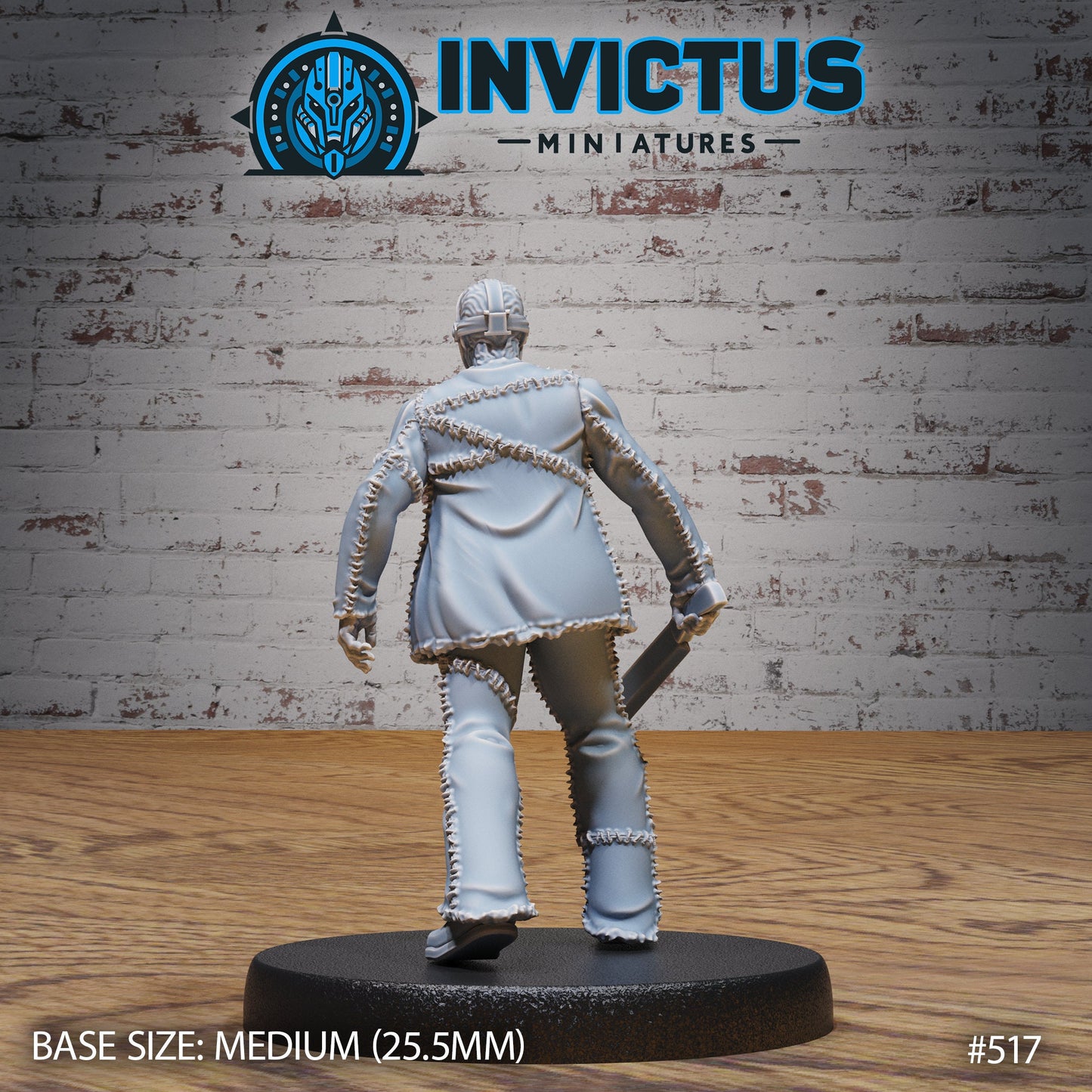 Masked Machete Killer (3 Variants Available) - Invictus Miniatures