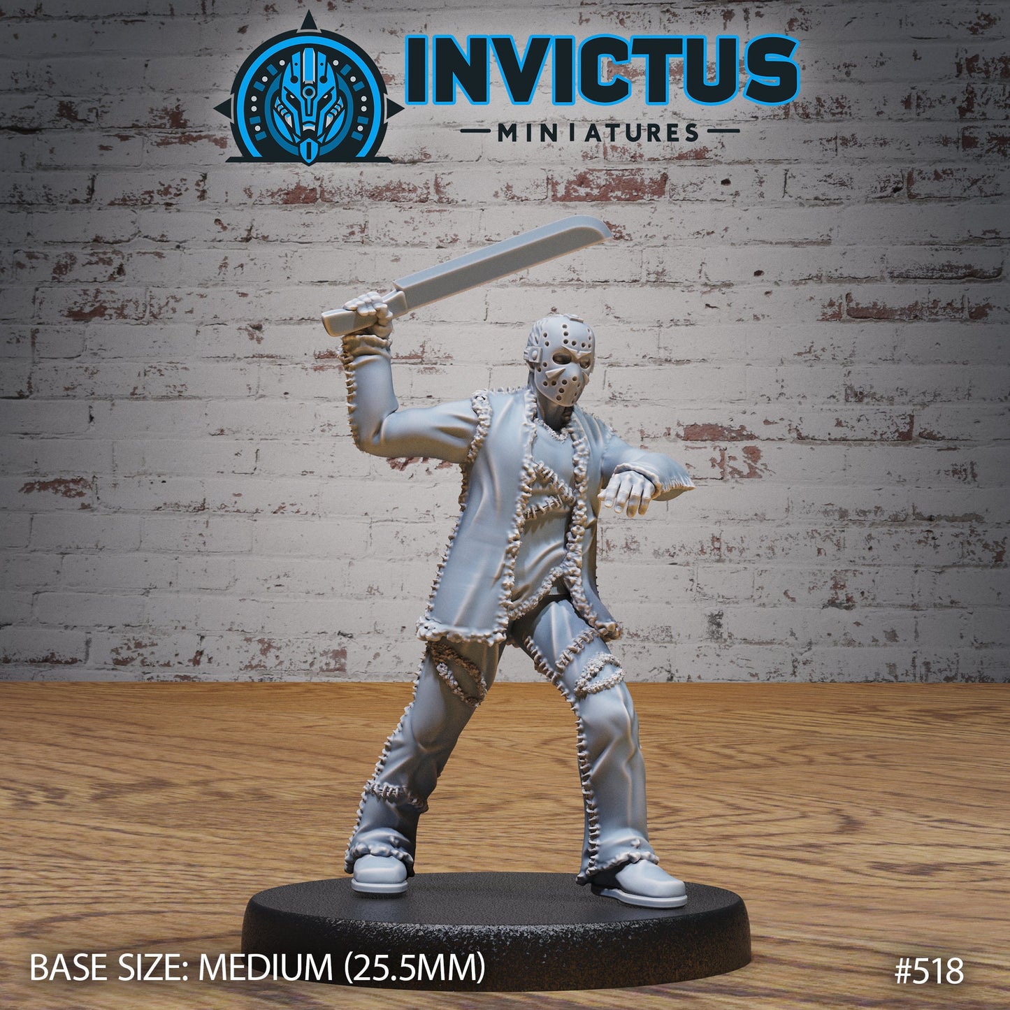 Masked Machete Killer (3 Variants Available) - Invictus Miniatures