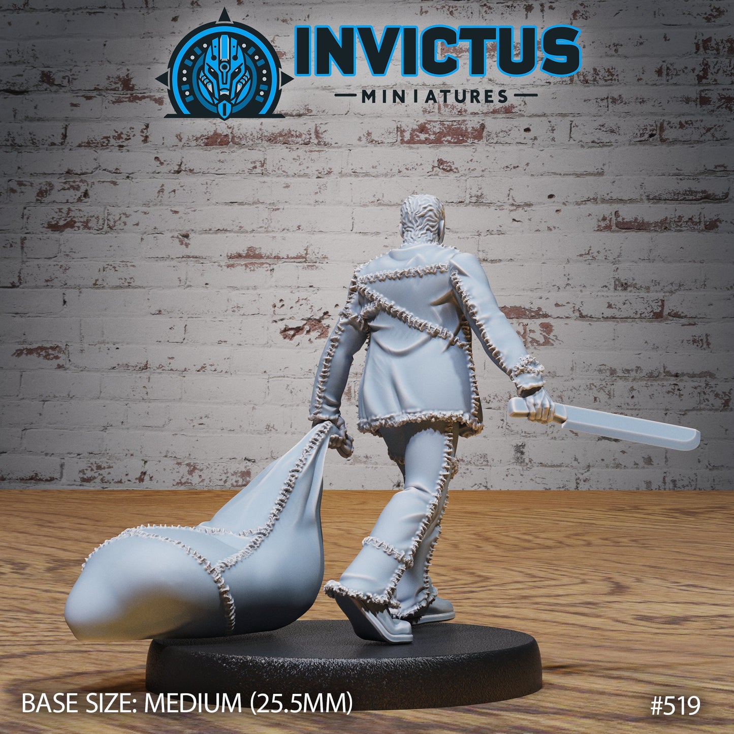 Unmasked Machete Killer (3 Variants Available) - Invictus Miniatures