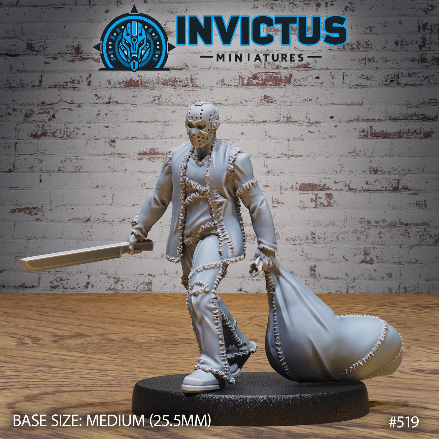 Masked Machete Killer (3 Variants Available) - Invictus Miniatures