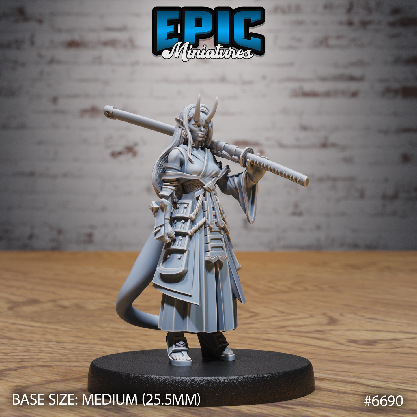 Mysterious Oni Girl (3 Variants Available) - Epic Miniatures