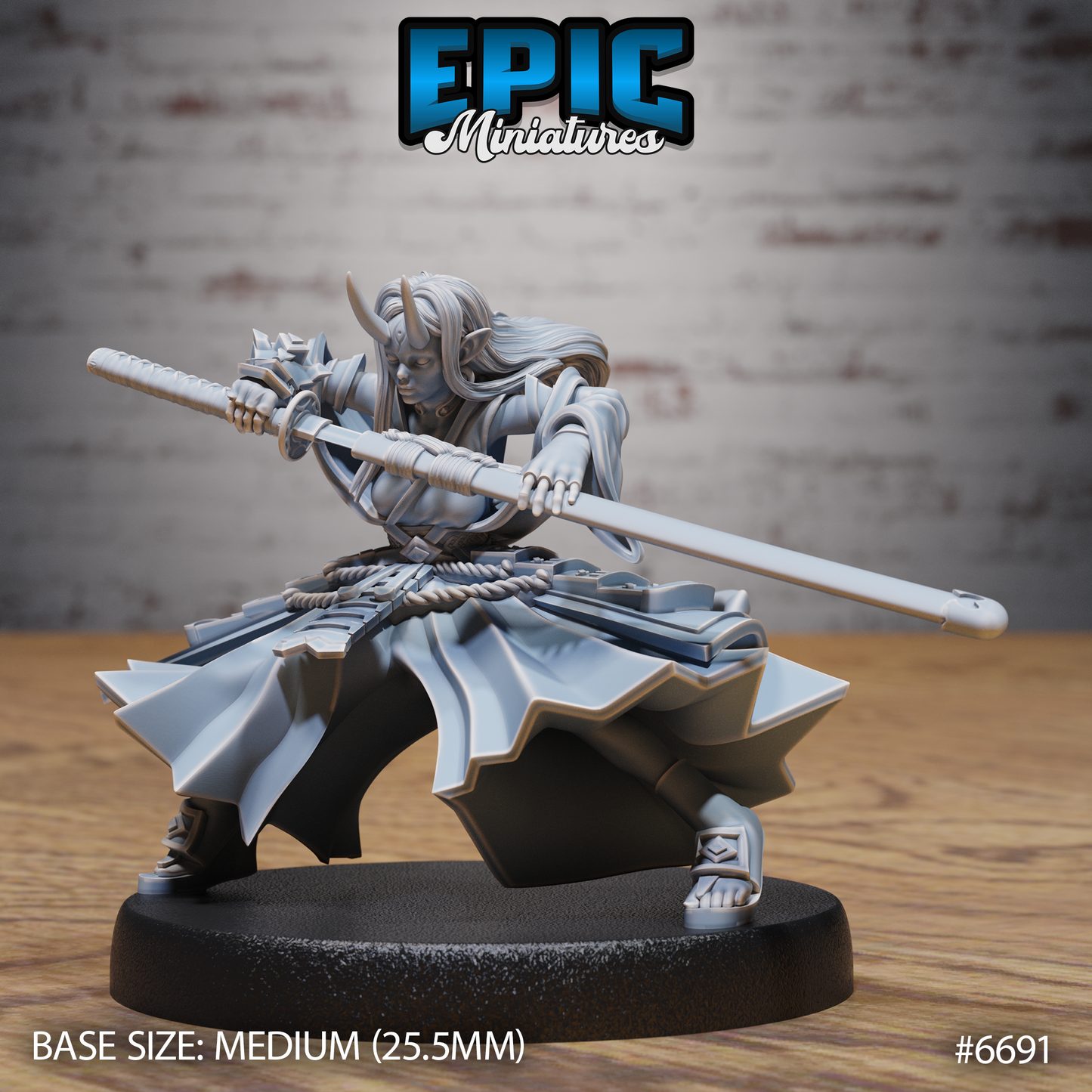 Mysterious Oni Girl (3 Variants Available) - Epic Miniatures