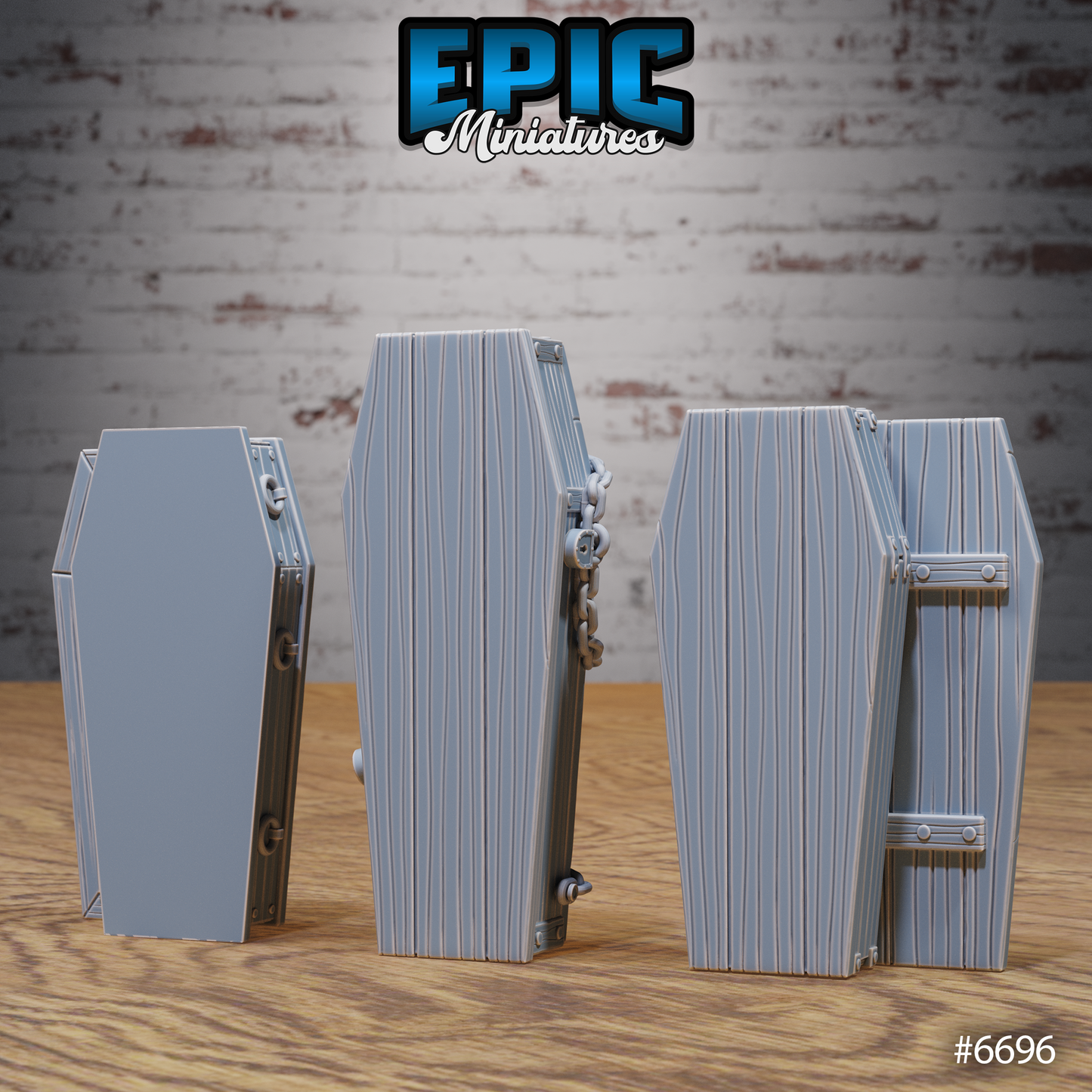 Lich Crypt Scatter, Chests and Coffins (9 Variants Available) - Epic Miniatures
