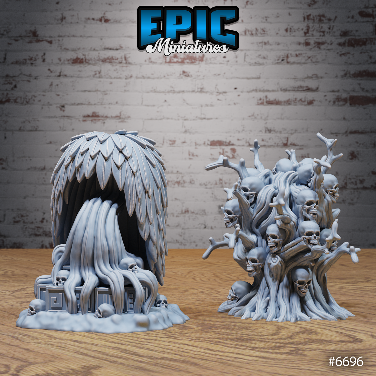 Lich Crypt Scatter, Bones and Rocks (8 Variants Available) - Epic Miniatures