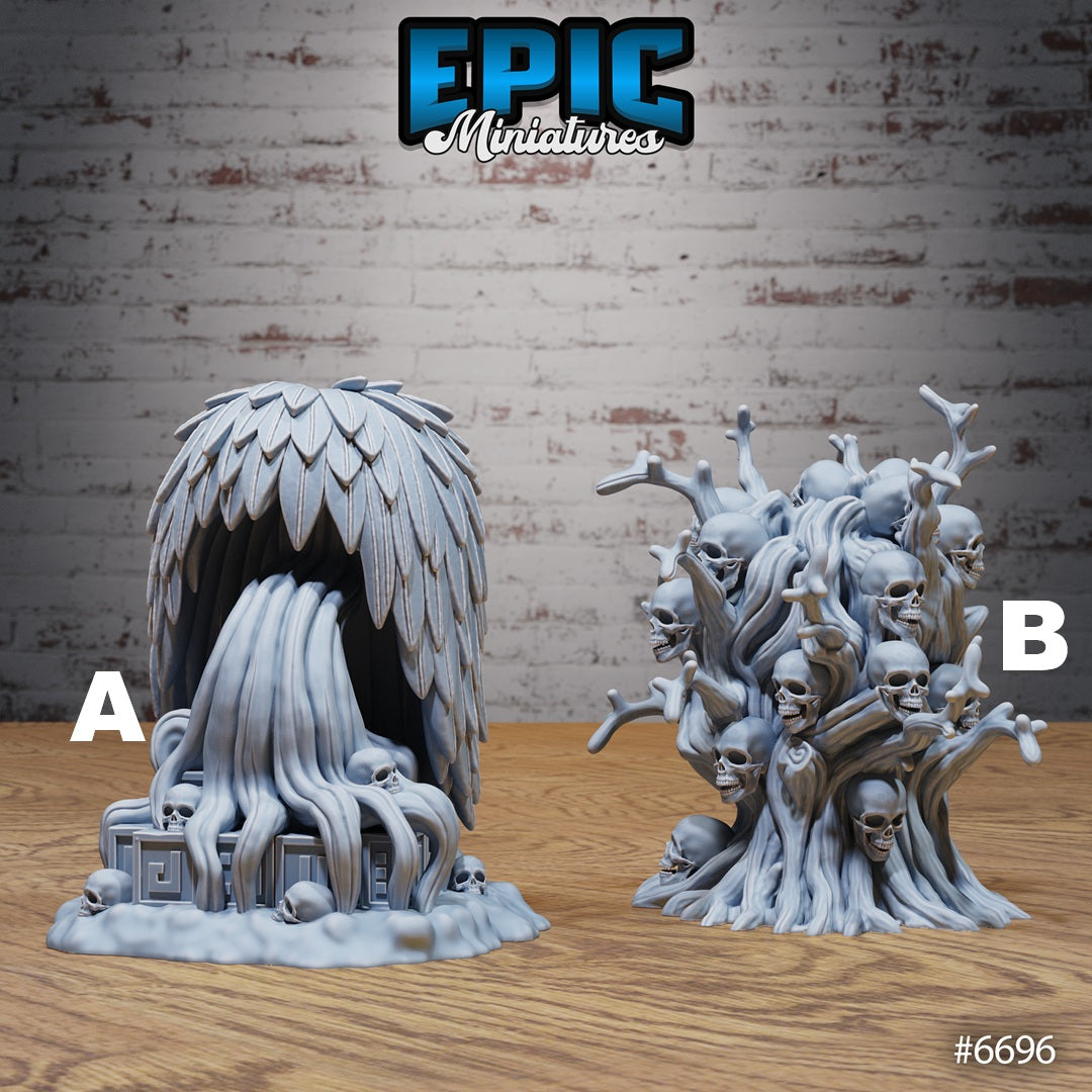 Lich Crypt Scatter, Bones and Rocks (8 Variants Available) - Epic Miniatures
