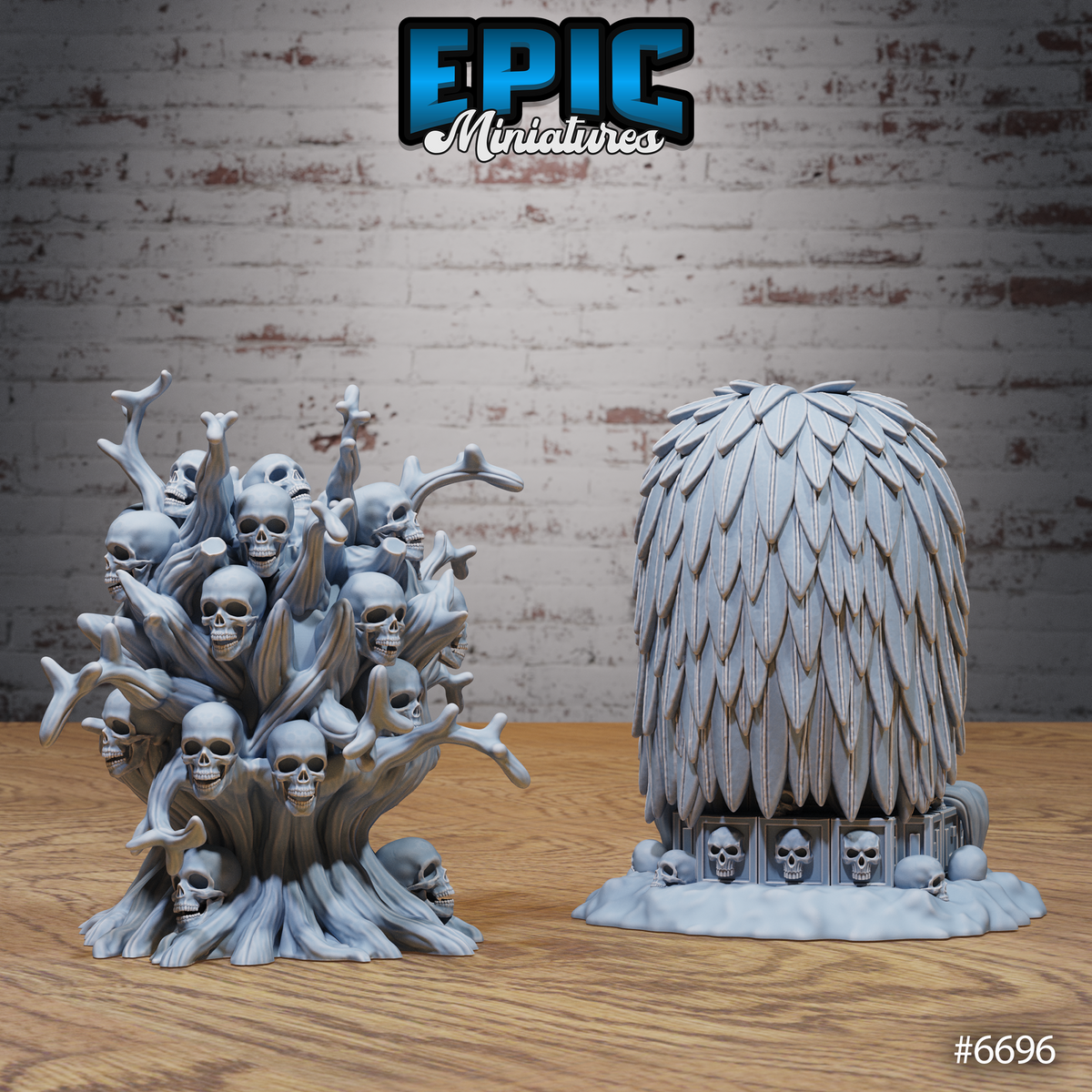 Lich Crypt Scatter, Bones and Rocks (8 Variants Available) - Epic Miniatures