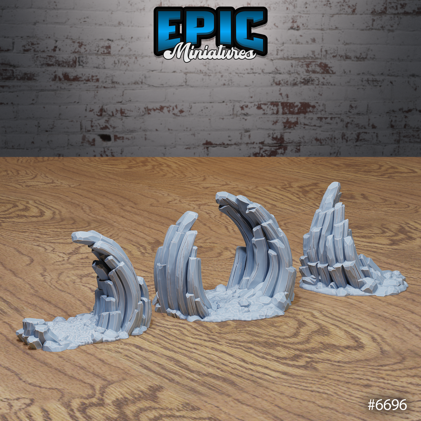 Lich Crypt Scatter, Bones and Rocks (8 Variants Available) - Epic Miniatures