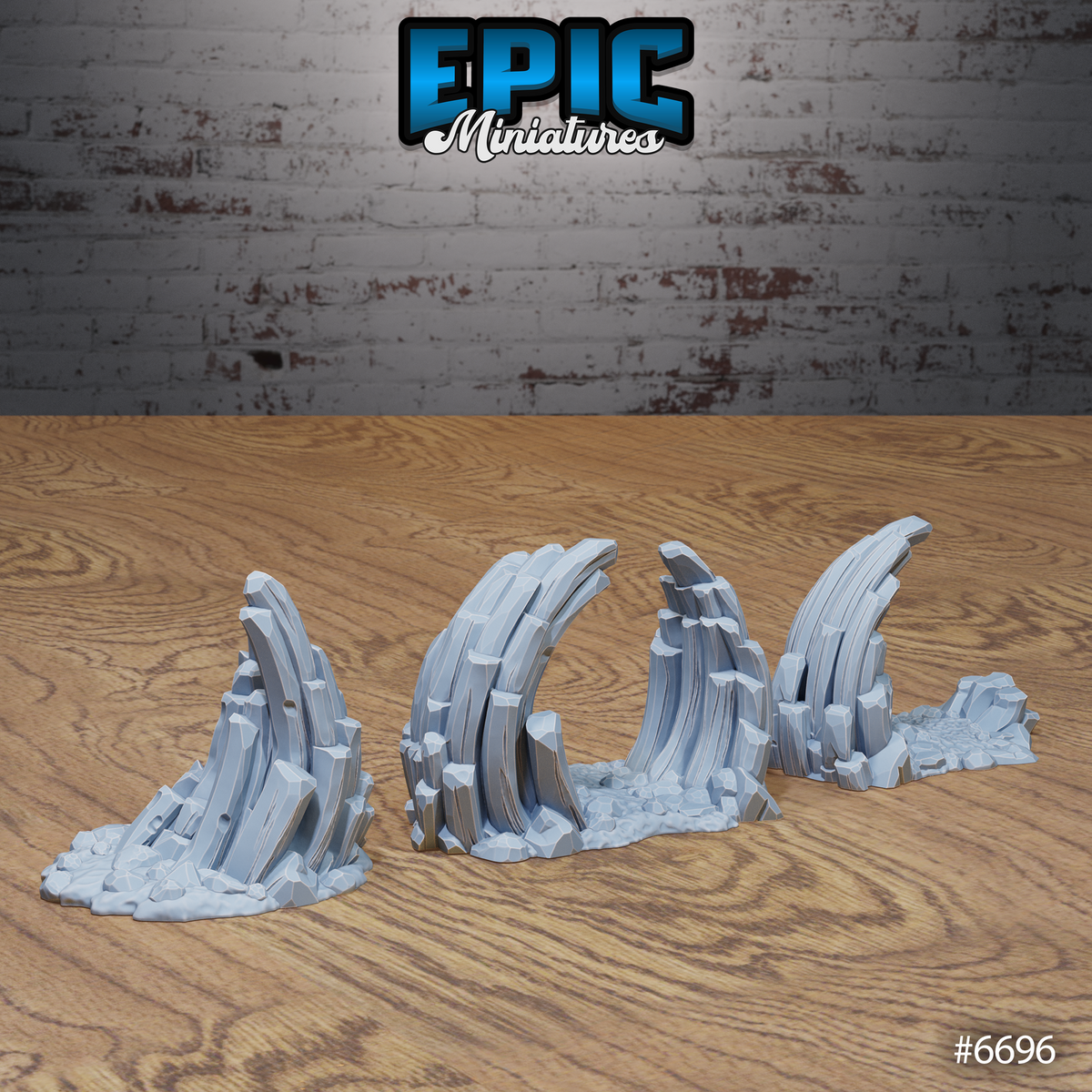 Lich Crypt Scatter, Bones and Rocks (8 Variants Available) - Epic Miniatures