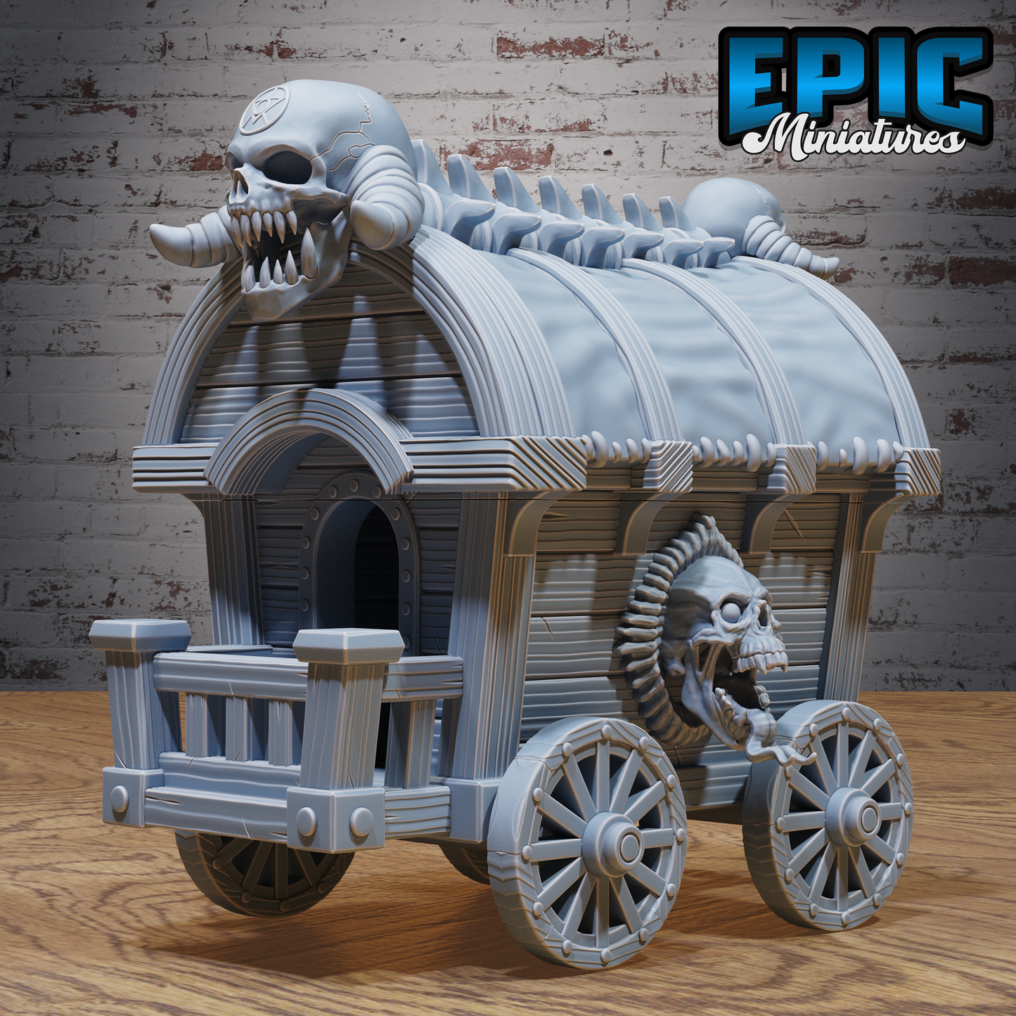 Dark Carriage, Undead Wagon - Epic Miniatures