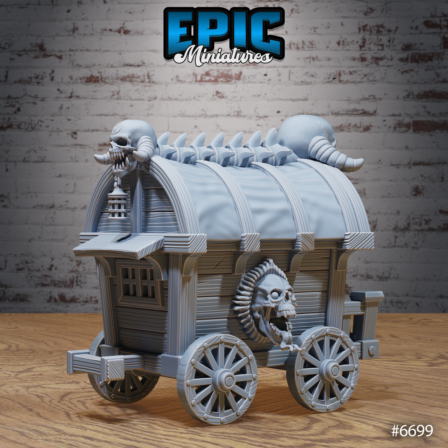 Dark Carriage, Undead Wagon - Epic Miniatures