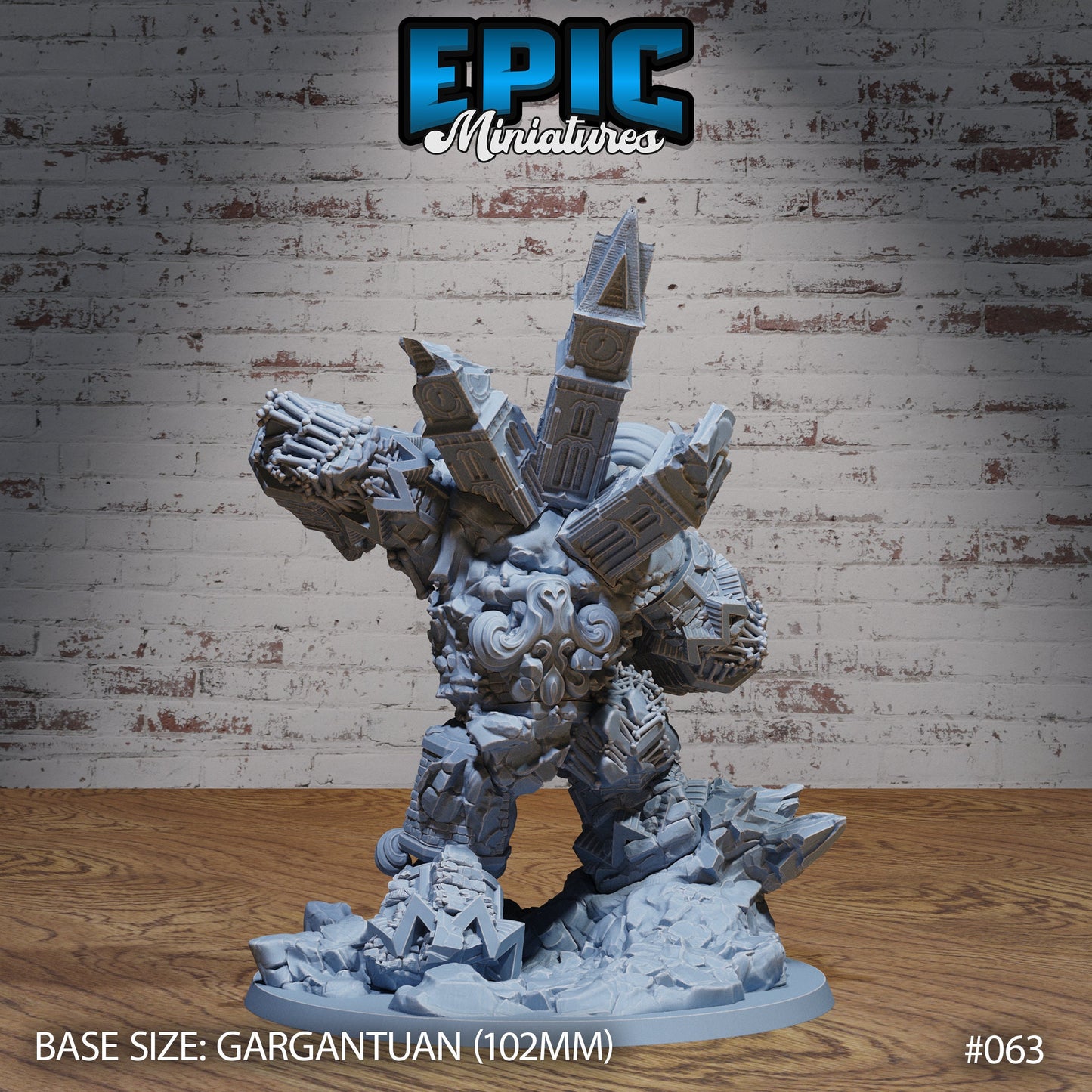 Necro-Clock Death Golem (3 Variants Available) - Epic Miniatures