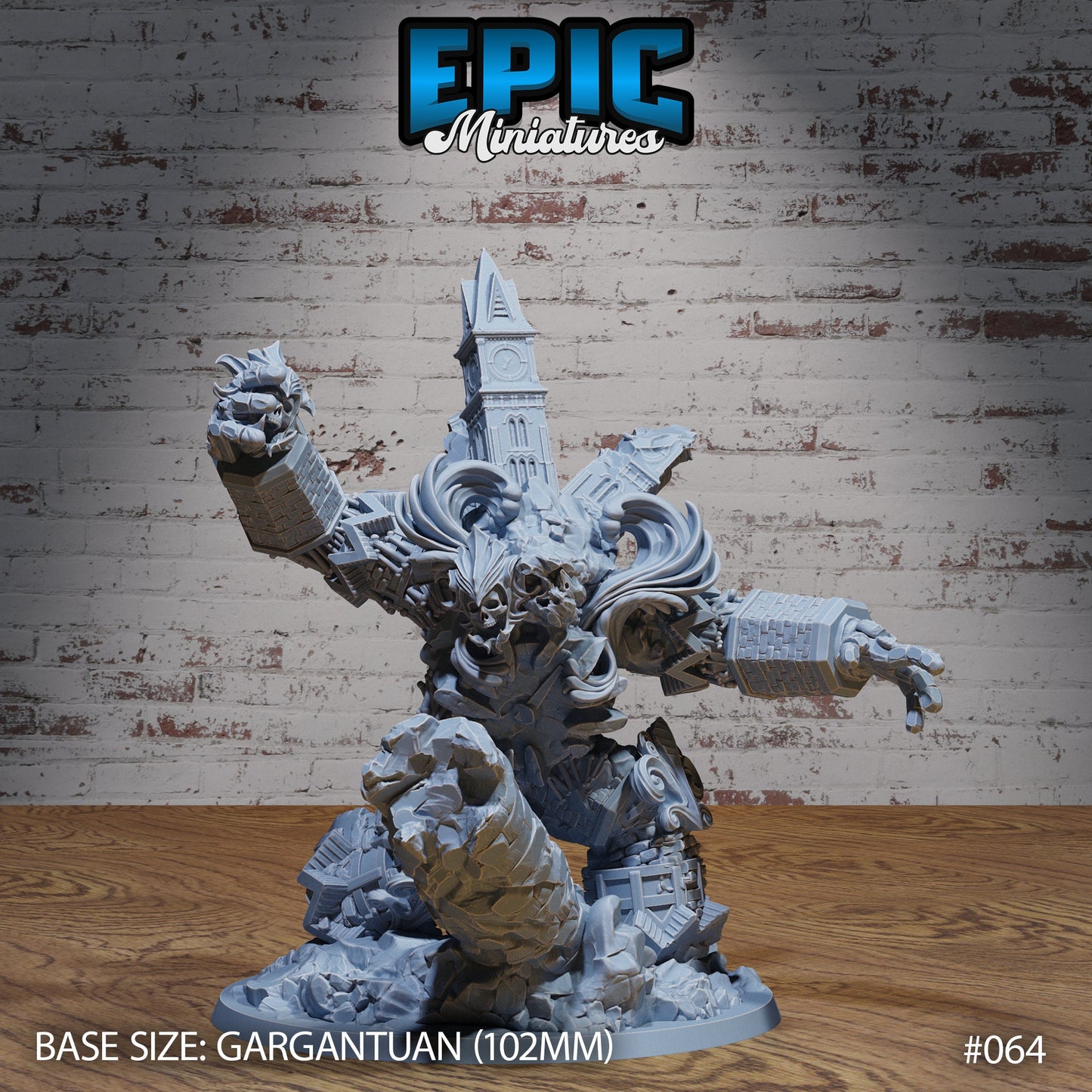 Necro-Clock Death Golem (3 Variants Available) - Epic Miniatures