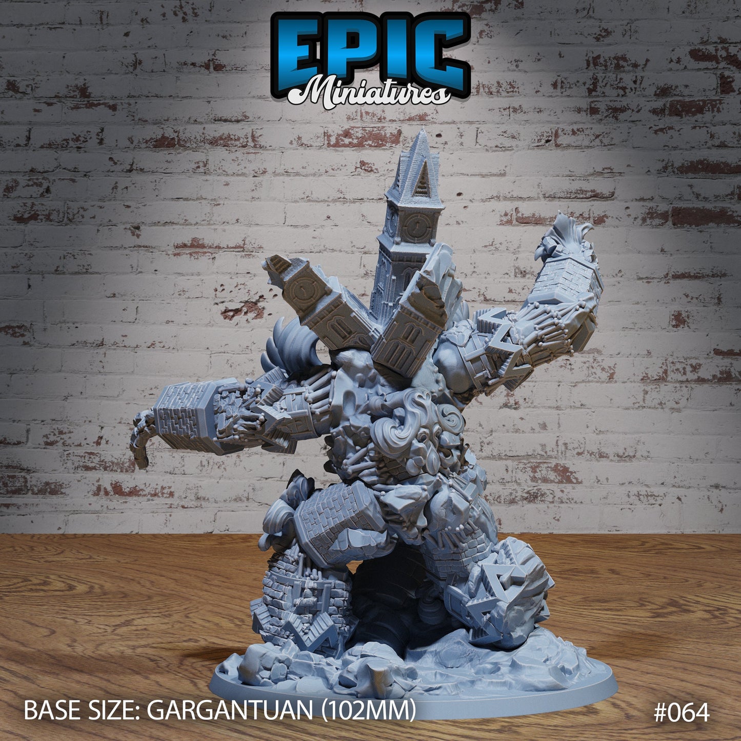 Necro-Clock Death Golem (3 Variants Available) - Epic Miniatures