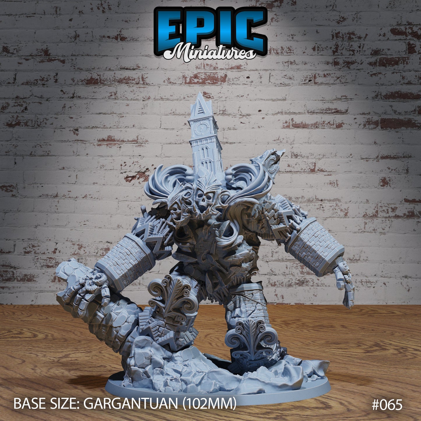 Necro-Clock Death Golem (3 Variants Available) - Epic Miniatures