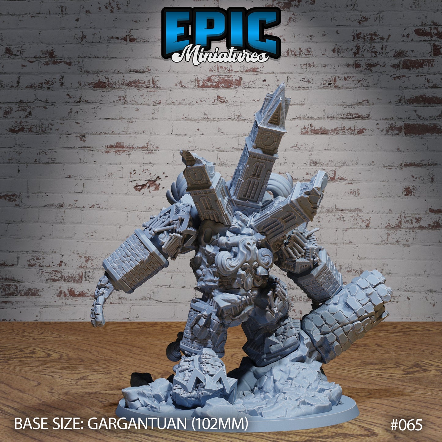 Necro-Clock Death Golem (3 Variants Available) - Epic Miniatures