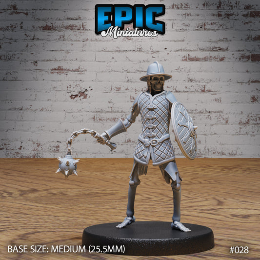 Skeleton Army, Set 4 (4 Variants Available) - Epic Miniatures