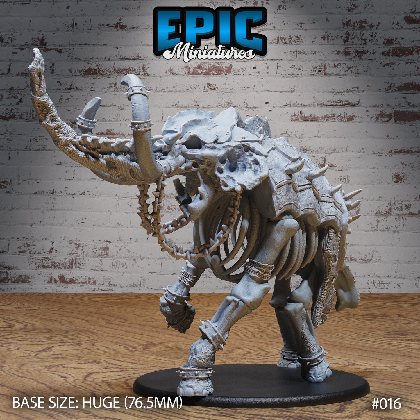 Elephant Skeleton (3 Variants Available) - Epic Miniatures