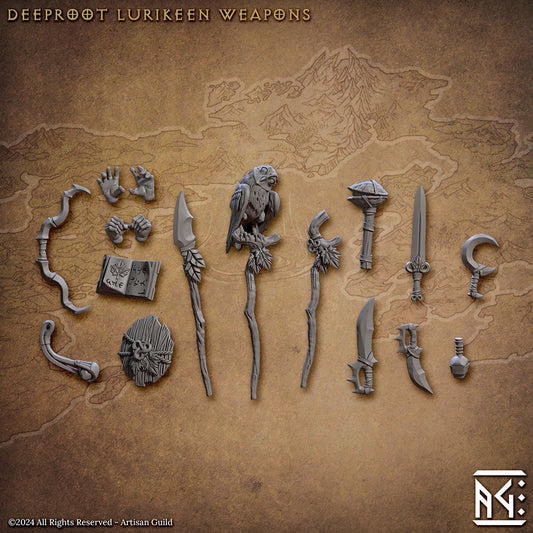 Deeproot Lurikeen Weapons and Hands (17 Variants Available) - Artisan Guild