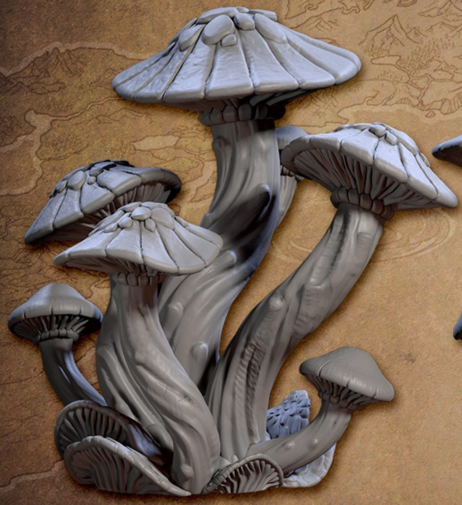 Fungal Clusters (2 Variants Available) - Artisan Guild