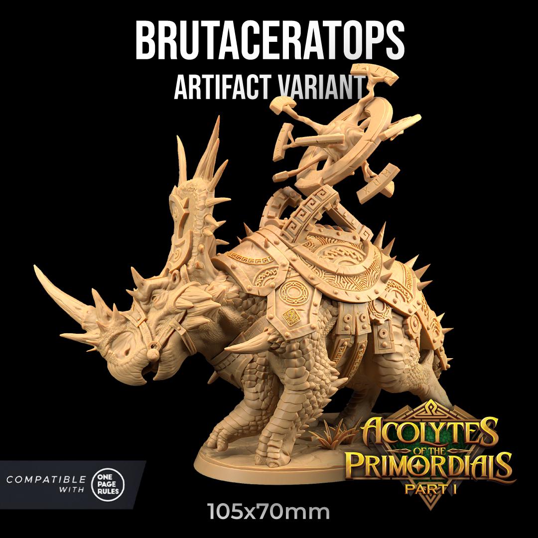 Brutaceratops, Siege Weapon Mounts (3 Variants Available) - Dragon Trapper's Lodge