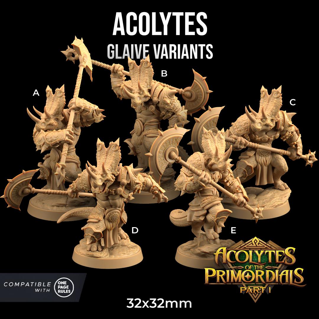 Acolytes of the Primordials, Glaive Squad (5 Variants Available) - Dragon Trapper's Lodge