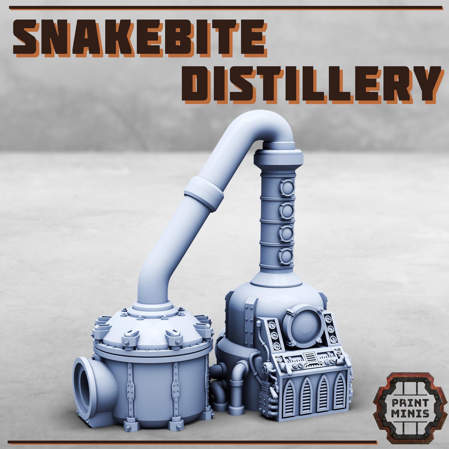 Snakebite Distillery, Scenery Kit - Print Minis