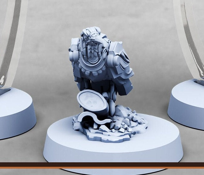Cyborg Crows (3 Variants Available) - Print Minis