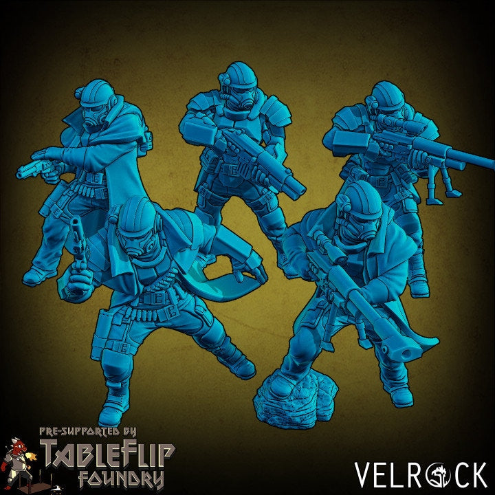 Tempest Guardsmen Rangers (5 Variants Available) - Velrock