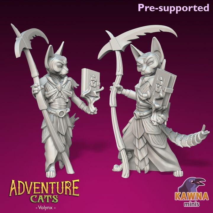 Volynx Warlock (2 Variants Available) - Kawna Minis