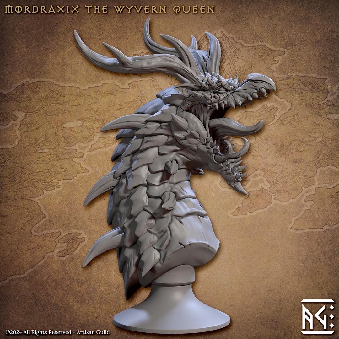 Mordraxix, Wyvern Queen Bust - Artisan Guild