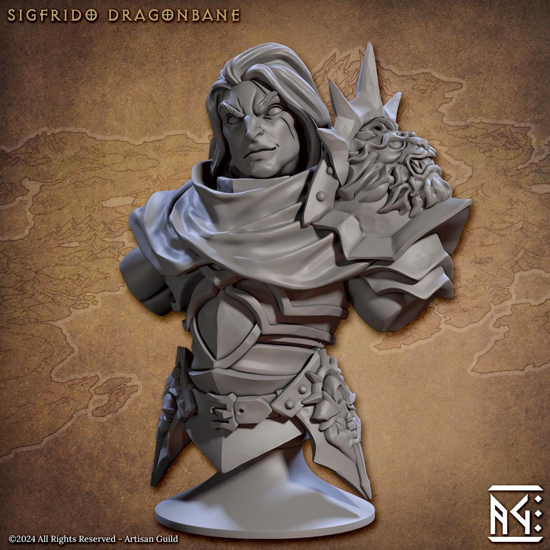 Sigfrido Dragonbane Bust - Artisan Guild