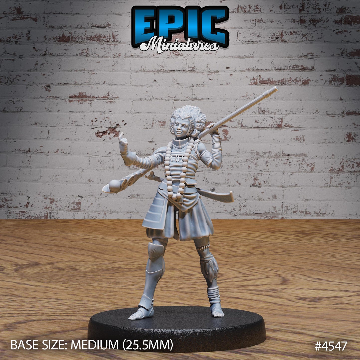 Safari Fighter Player Character (3 Variants Available) - Epic Miniatures