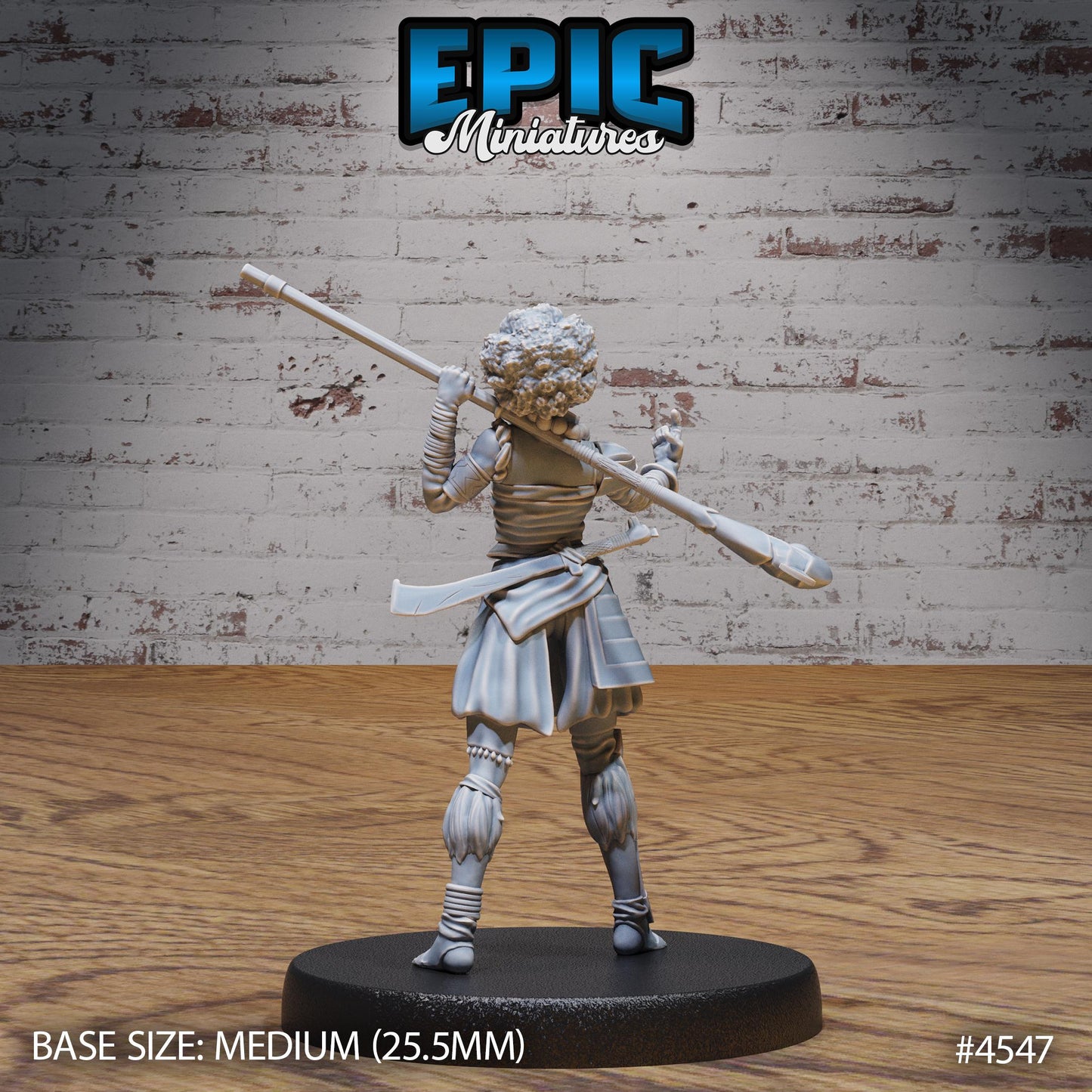 Safari Fighter Player Character (3 Variants Available) - Epic Miniatures