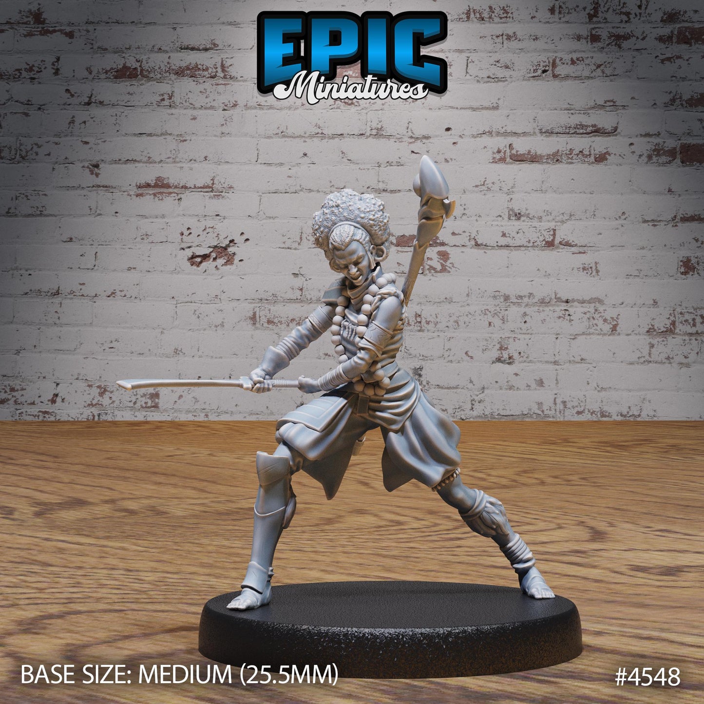 Safari Fighter Player Character (3 Variants Available) - Epic Miniatures