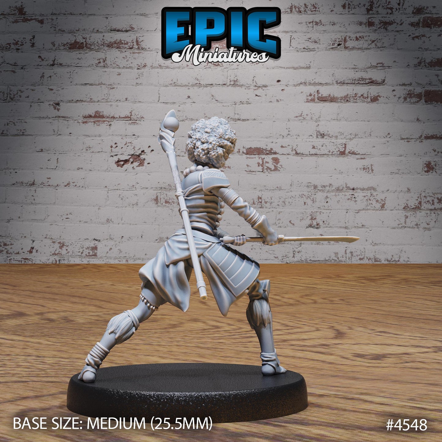 Safari Fighter Player Character (3 Variants Available) - Epic Miniatures