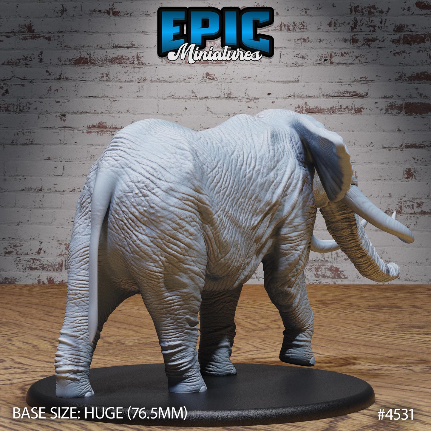 Safari Elephant (3 Variants Available) - Epic Miniatures