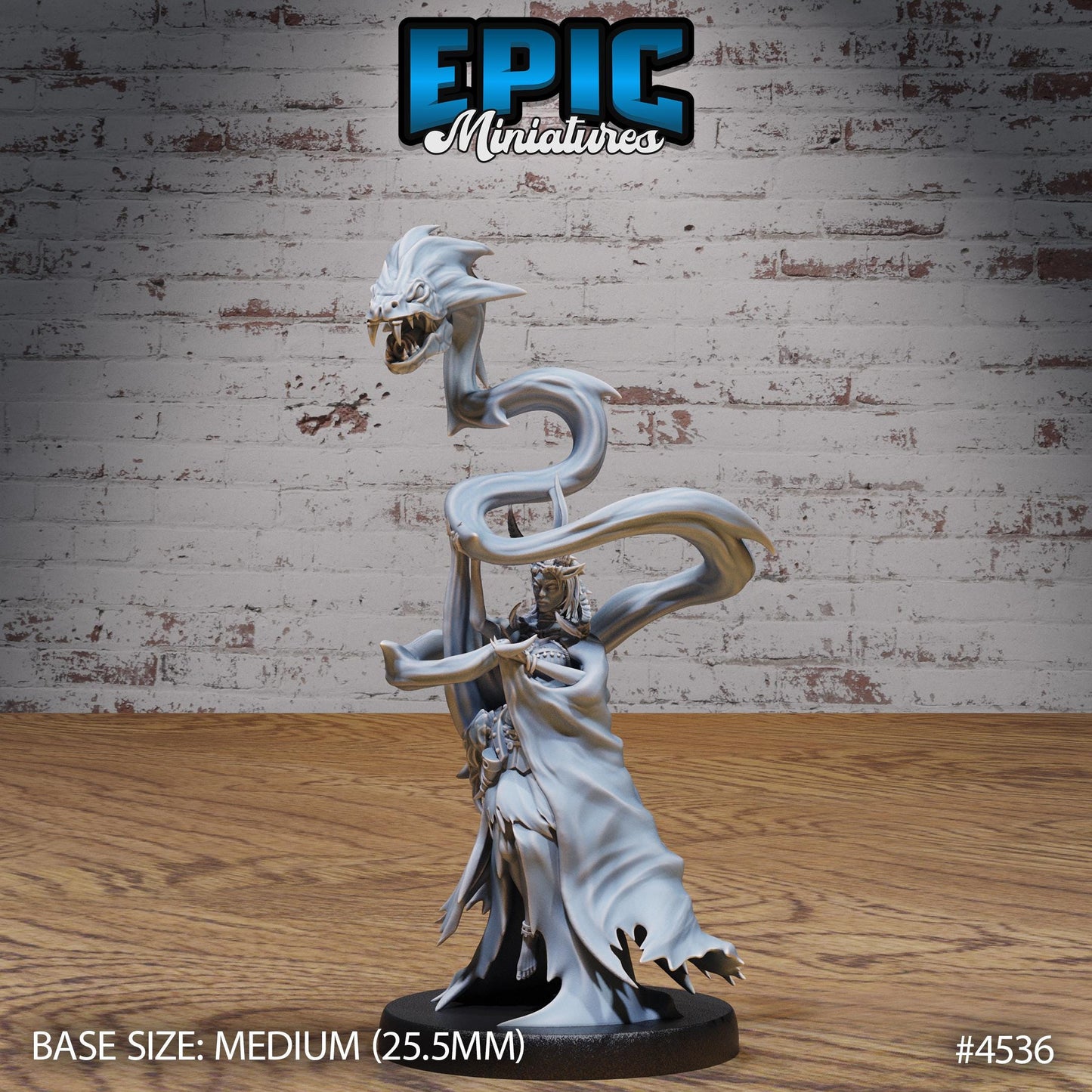 Dragon Blood Shamaness (3 Variants Available) - Epic Miniatures