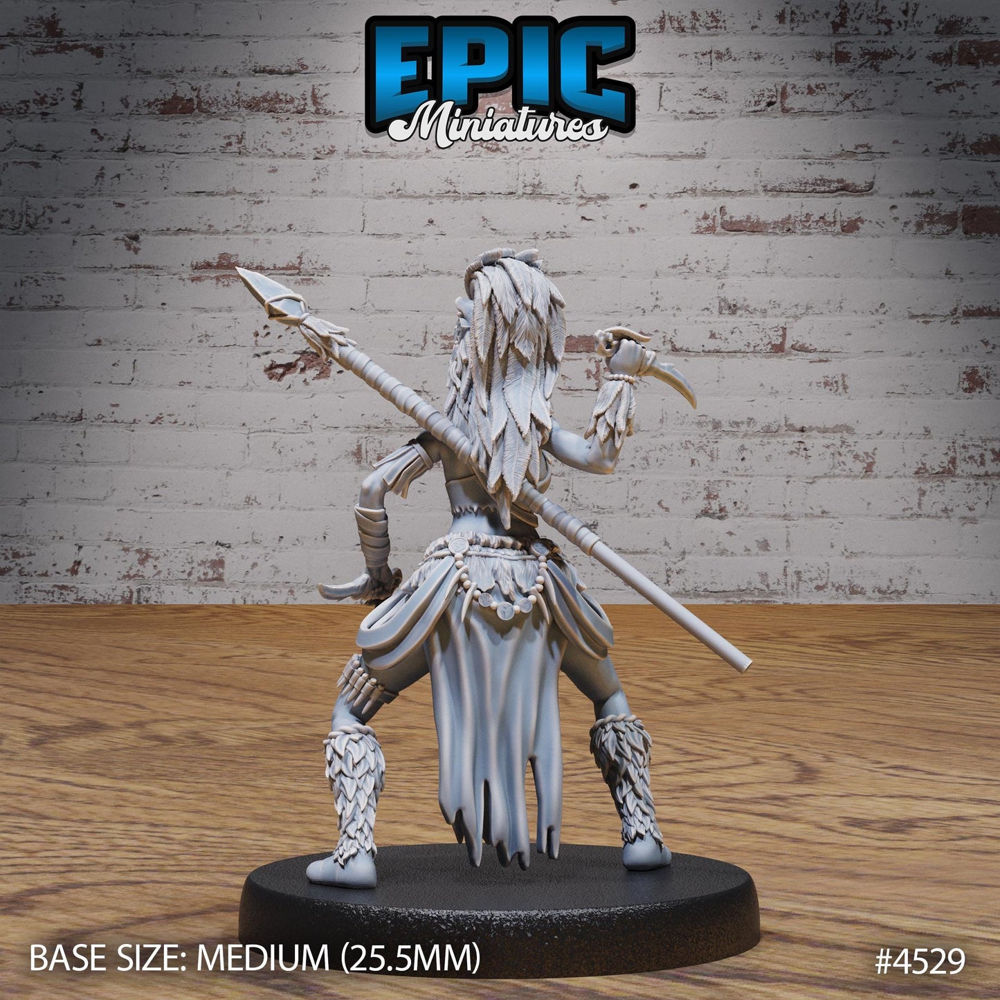 Lion Huntress (3 Variants Available) - Epic Miniatures