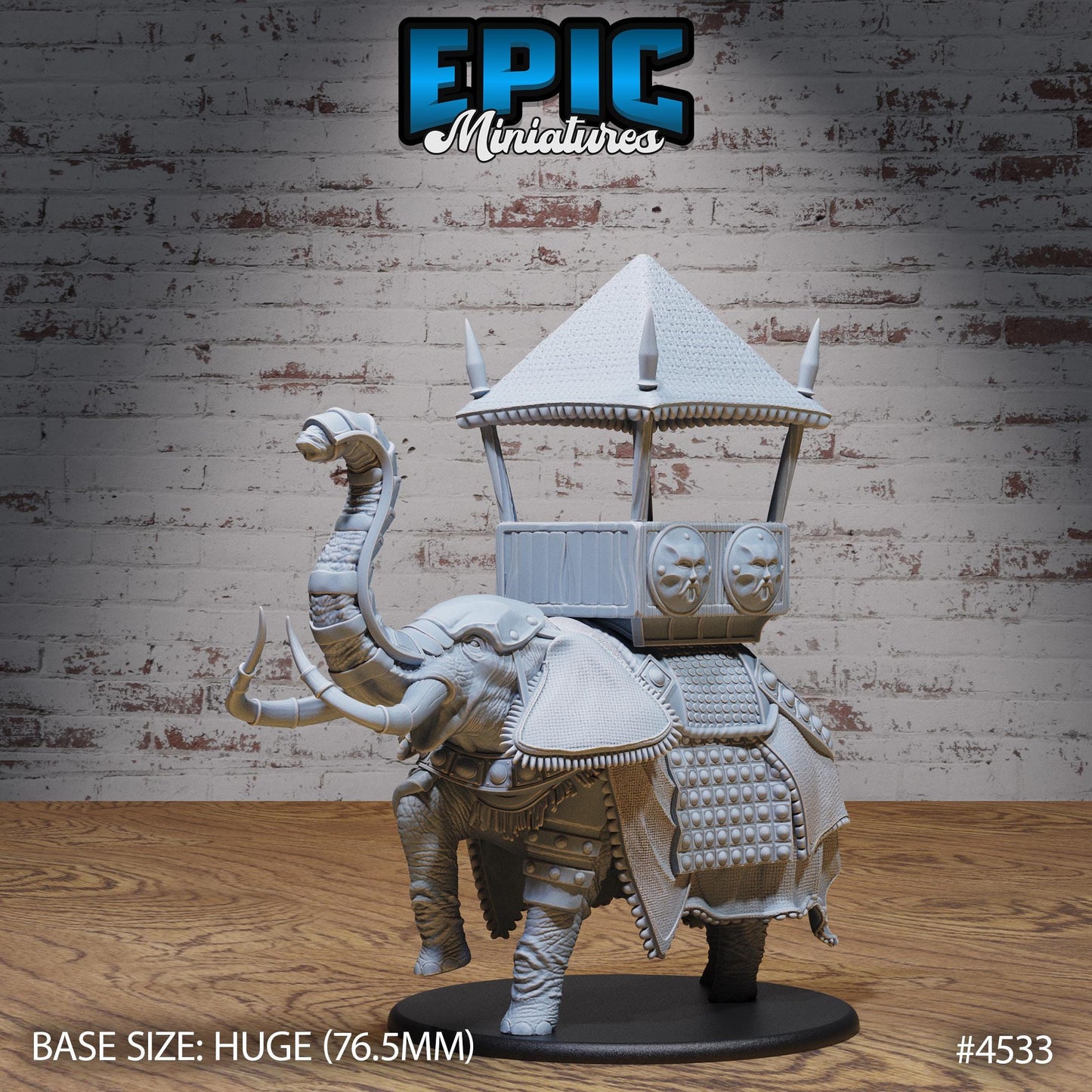 Safari Elephant (3 Variants Available) - Epic Miniatures
