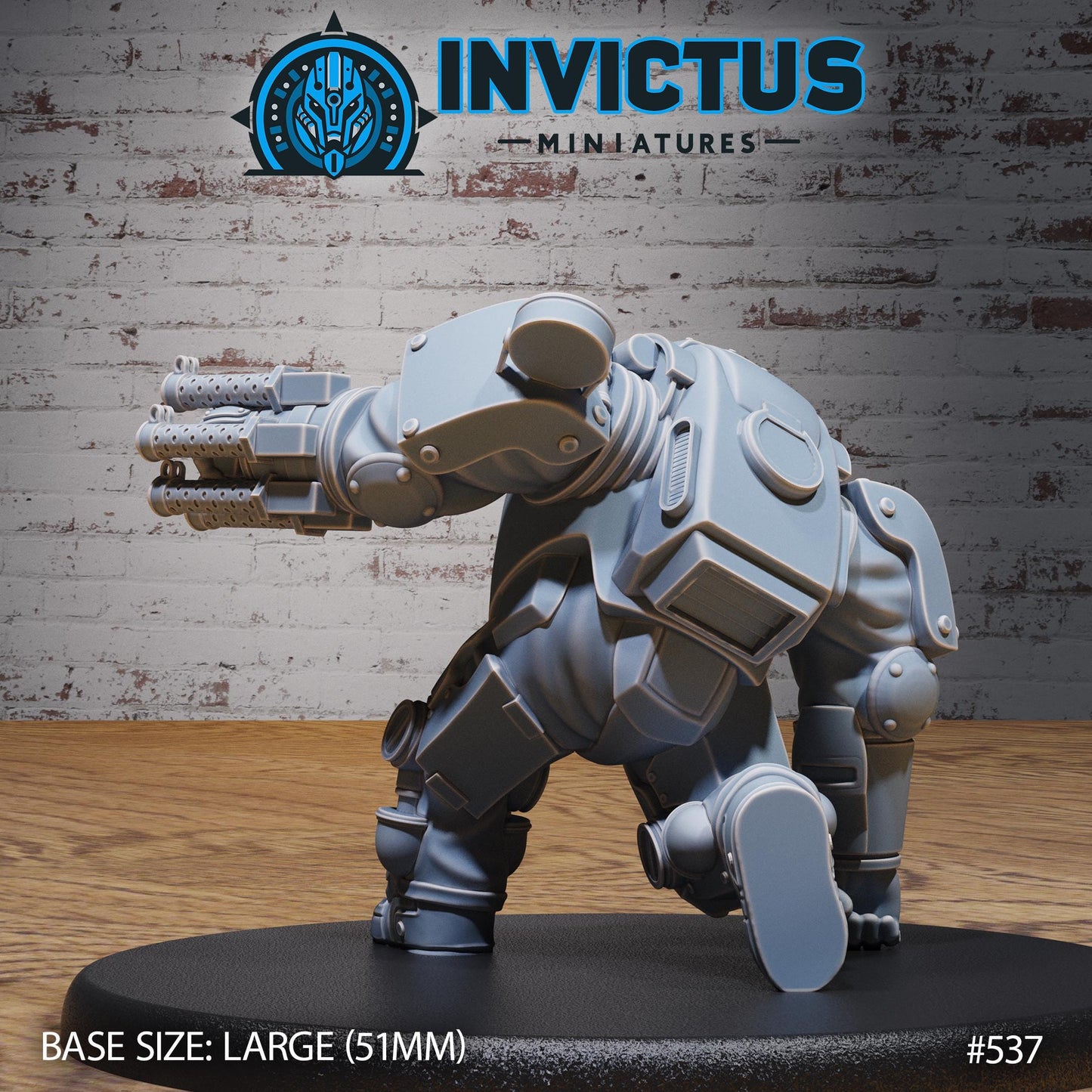 Heavy Exosuit - Helmets (3 Variants Available) - Invictus Miniatures