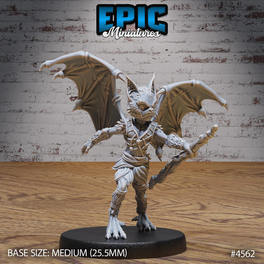 Bat Folk Warriors (3 Variants Available) - Epic Miniatures