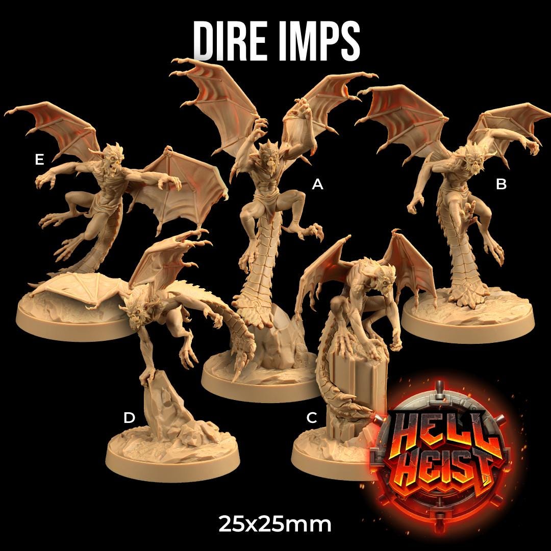 Dire Imps (5 Variants Available) - Dragon Trapper's Lodge