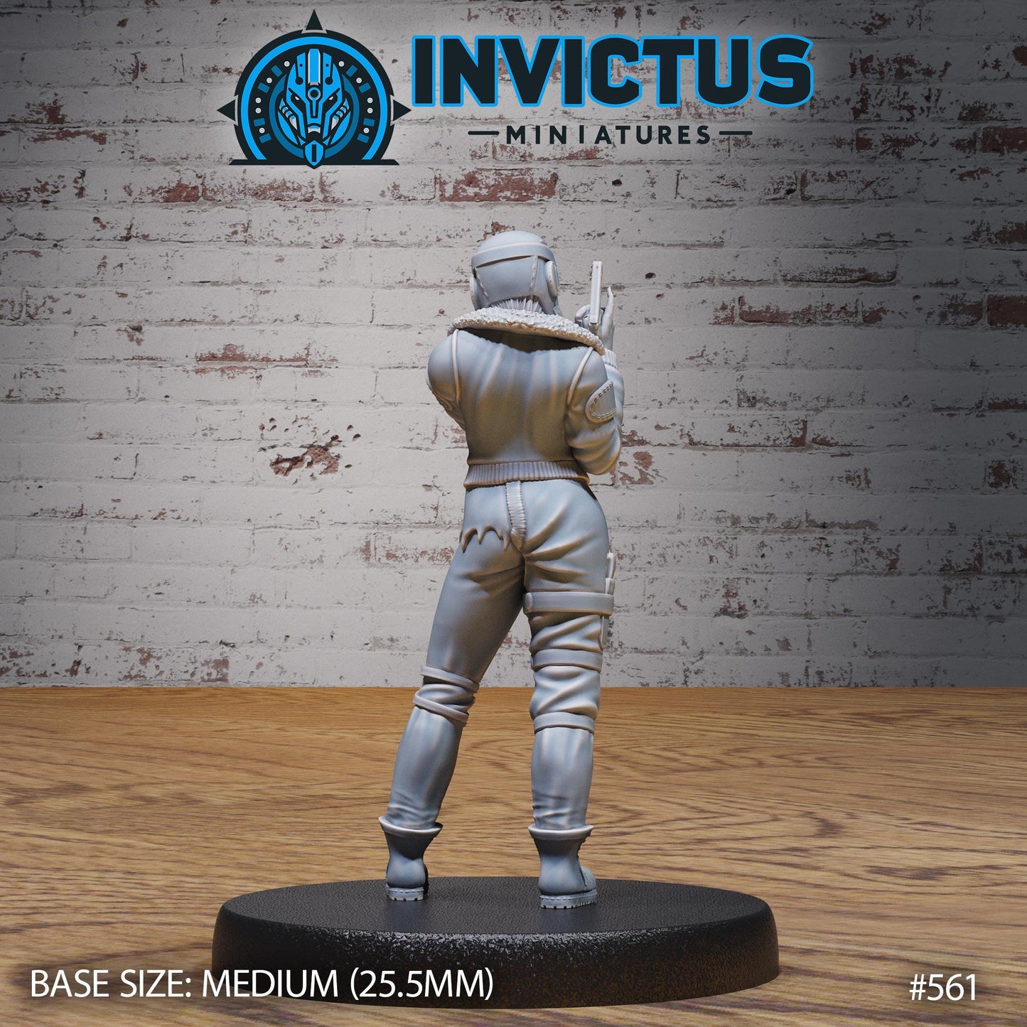 Aviator Girl (3 Variants Available) - Invictus Miniatures